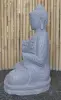 Product image 4 of the product “Seated Buddha, position Dharmachakra, 66 x 51 x 95 cm, riverstone grey ”